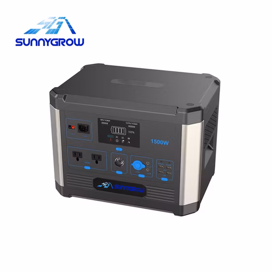 옥외 힘 은행 저장 이동할 수 있는 비상 전력 공급 1500W 리튬